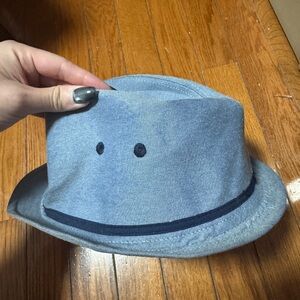 Stylish Blue Fedora Hat